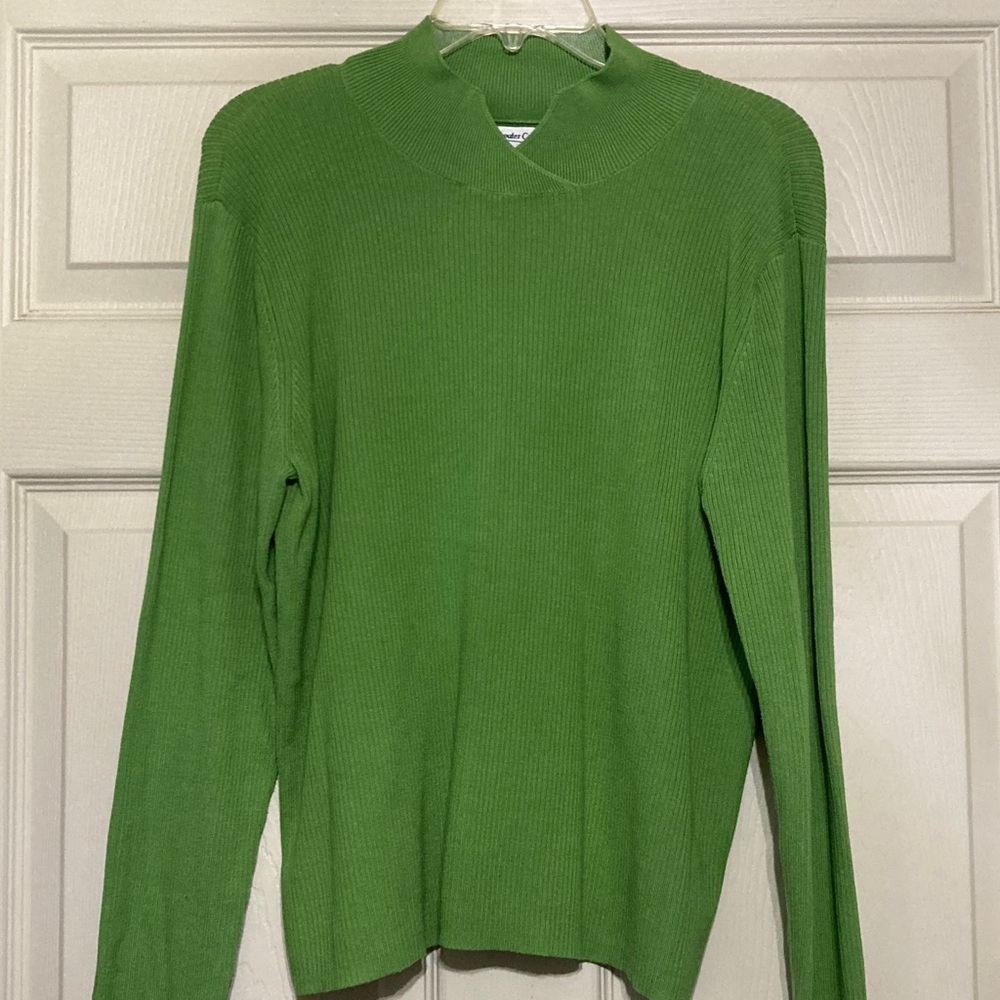 Coldwater Creek  Green high neck Sweater for Women